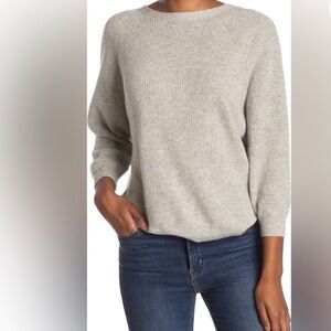 BA&SH Women's Gray cashmere twist back sweater